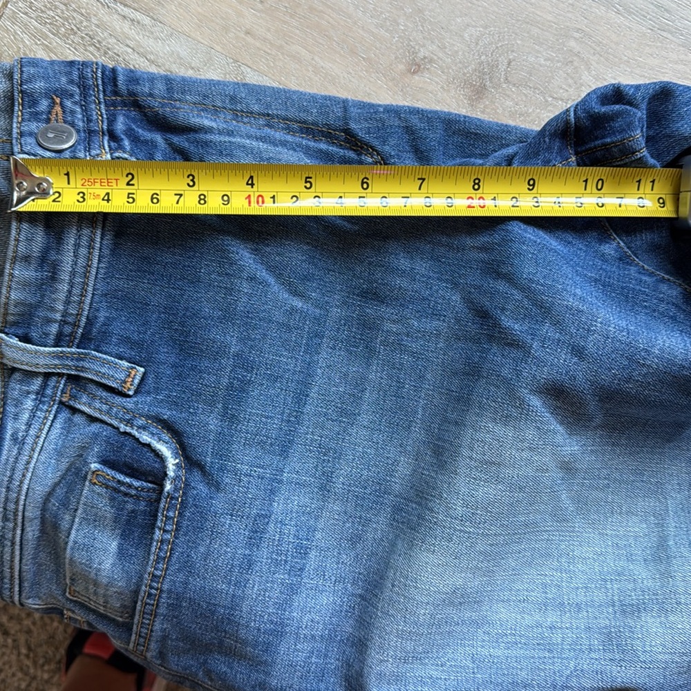 Pilcro raw hem wide leg denim jeans size 32 - Picture 5 of 6